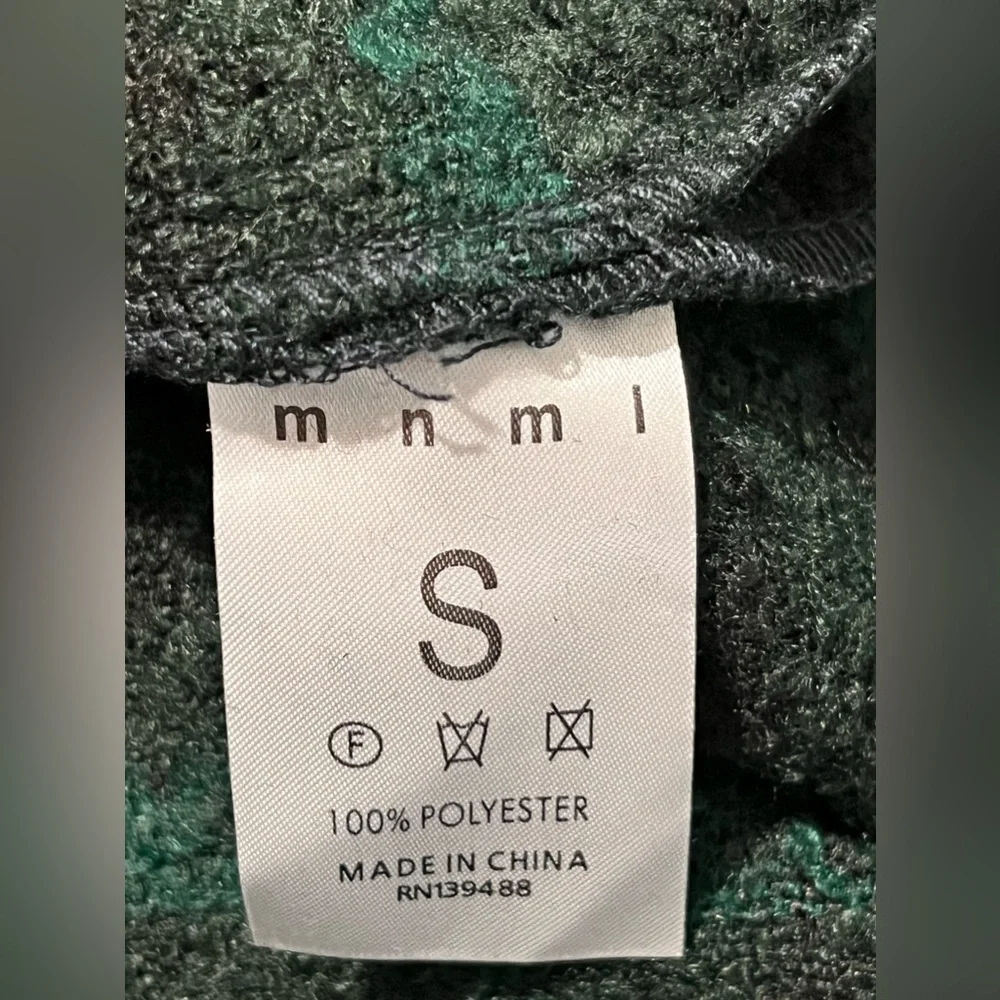 MNML Loose Woven‎ Flannel Shirt Shacket heavyweight green flannel size small